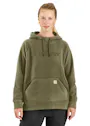 Carhartt 107142 Sweatshirt Fleece Hooded Comfort Fit Dames miniatuur