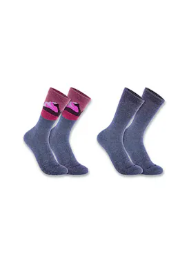 Carhartt Synthetic Wool Blend Sock 2 Pack