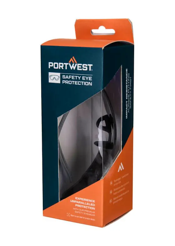 Portwest Sporty Shield Safety Glasses PT01