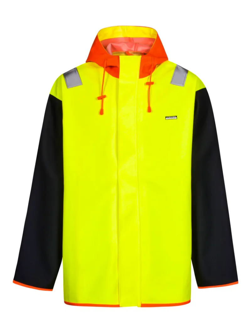 High Vis Geel/Marineblauw