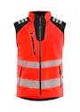 Blaklader 3091 Bodywarmer Softshell High Vis Winddicht Waterdicht Stretch miniatuur
