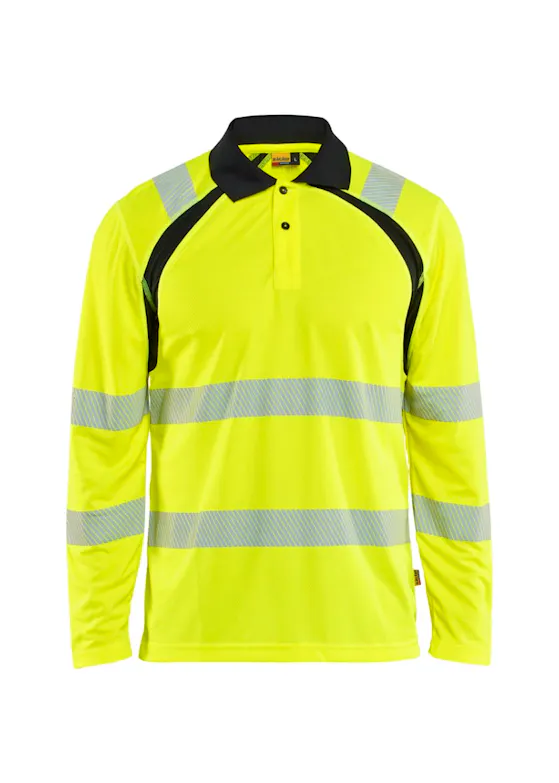 Blaklader 3598 Poloshirt Lange Mouwen High Vis UV-Bescherming