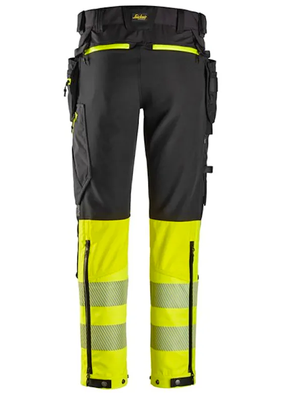 Snickers High-Vis Klasse 1 Werkbroek Met Afneembare Holsterzakken 6935