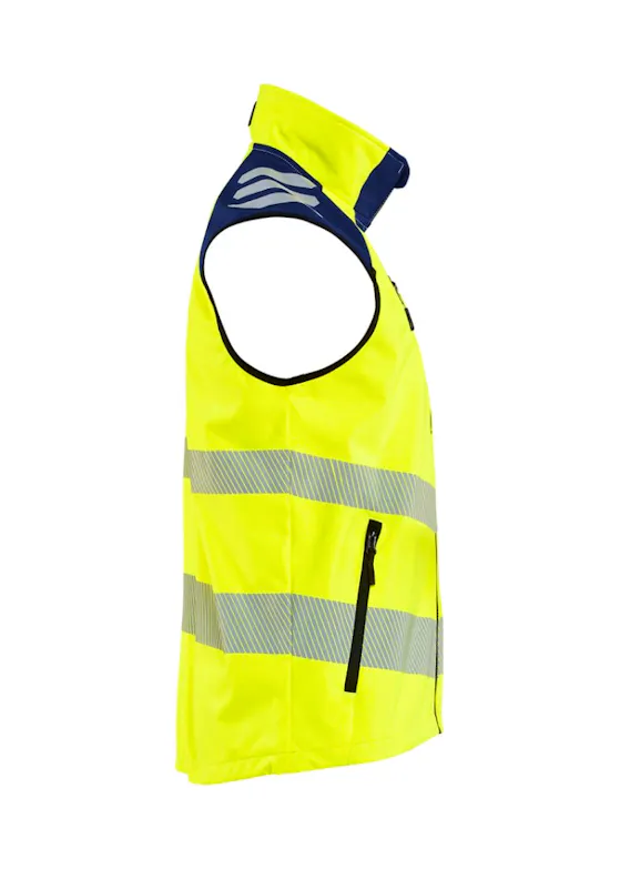 Blaklader 3091 Bodywarmer Softshell High Vis Winddicht Waterdicht Stretch