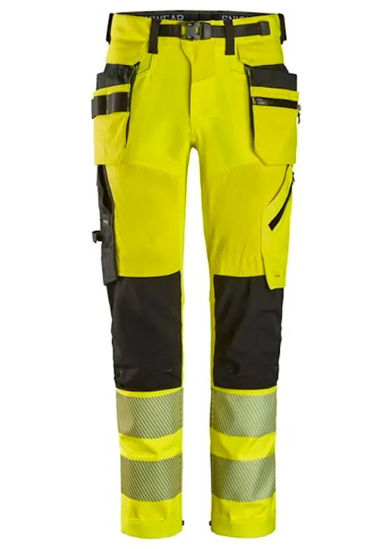 Snickers High-Vis Klasse 2 Werkbroek Met Afneembare Holsterzakken 6930