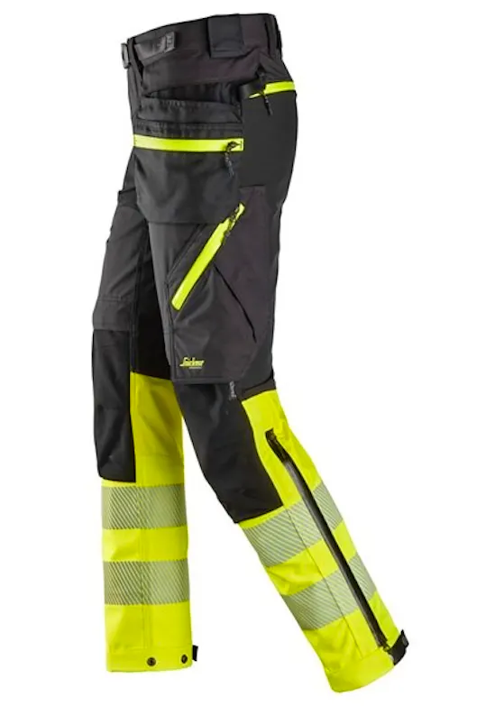 Snickers High-Vis Klasse 1 Werkbroek Met Afneembare Holsterzakken 6935