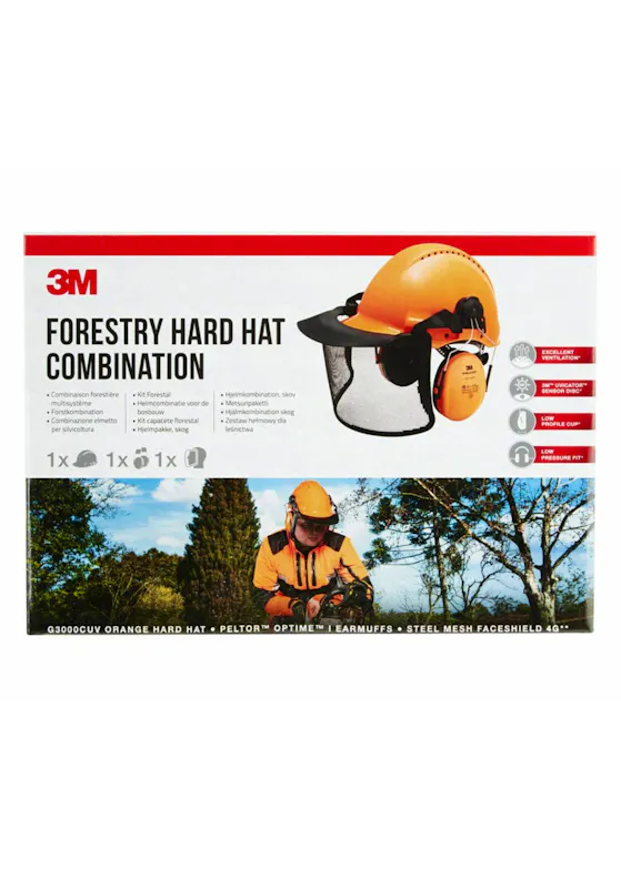 3M Helmcombinatie G3000CUVFORESTC1 1 Kit/Verpakking