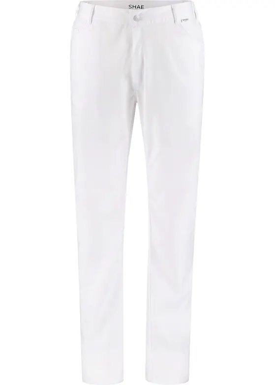 SHAE Care Heren Pantalon slim-fit James wit 25291A