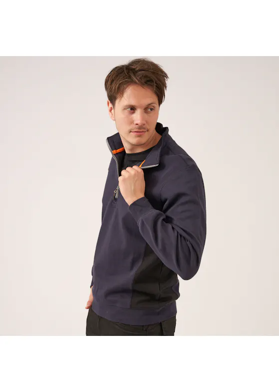 Jobman 5401 Sweatshirt Halfzip Regular Fit Practical