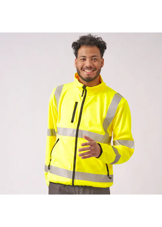 Jobman Hi-Vis Light Softshell Jacket 5101