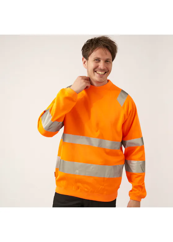Jobman 1150 Sweatshirt Hi-Vis Reflecterend