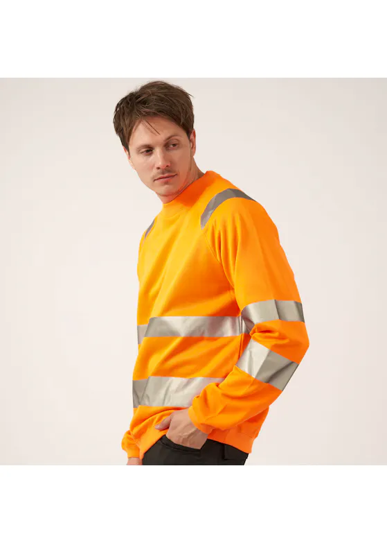 Jobman 1150 Sweatshirt Hi-Vis Reflecterend