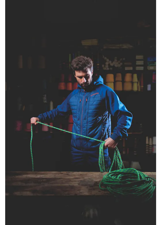 Delta Plus Gewatteerde Jack van Bimaterie Pu Gecoate Ripstop Polyamide En Dubbel Gelamineerd Polyester