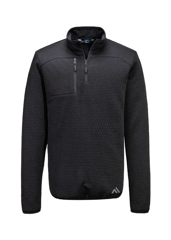 Portwest KX376 KX3 Sport Textured Sweatshirt Met 1/4 Rits Regular Fit Street