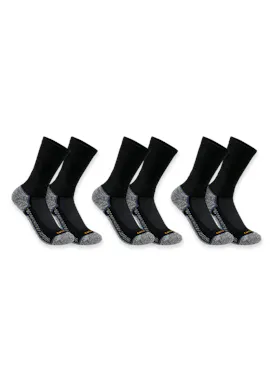Carhartt Force Midweight Crew Sock 3 Pack SC4223M