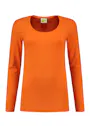 Lemon & Soda 1267 Longsleeve Body Fit Dames miniatuur