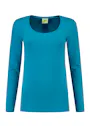 Lemon & Soda 1267 Longsleeve Body Fit Dames miniatuur