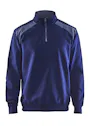 Blåkläder 33531158 Sweatshirt Bi-Colour met Halve Rits Reflecterend Schilder miniatuur