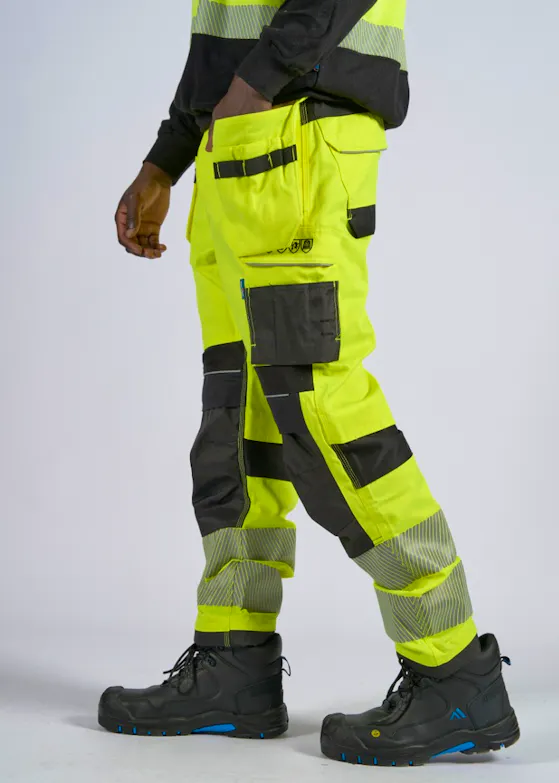 Portwest FR407 - PW3 Vlamvertragende Hi-Vis Stretchbroek