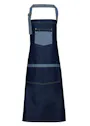 Premier Domain Contrast Denim Bib Apron miniatuur