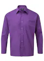 Premier PW200 Poplin Shirt Long Sleeve Regular Fit miniatuur