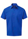 Premier PW202 Poplin Shirt Short Sleeve Regular Fit miniatuur