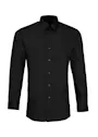 Premier PW204 Poplin Shirt Long Sleeve Slim Fit miniatuur