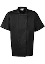 Premier PW656 Chef´s Jacket Short Sleeve Regular Fit miniatuur