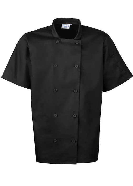 Premier PW656 Chef´s Jacket Short Sleeve Regular Fit