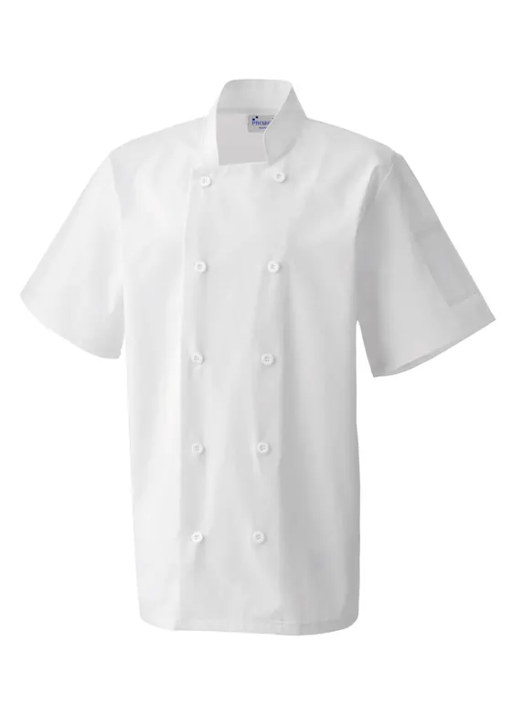 Premier PW656 Chef´s Jacket Short Sleeve Regular Fit