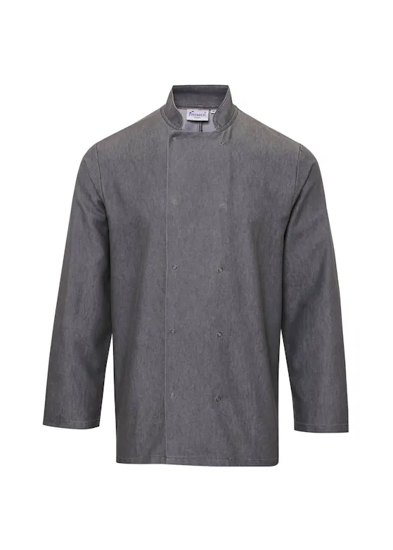 Premier PW660 Denim Chef´s Jacket Regular Fit