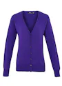 Premier Women´s Button Through Knitted Cardigan miniatuur