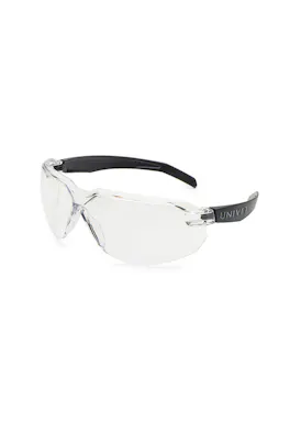 Univet Safety Primo Veiligheidsbril 5A1.E Zwart Helder (blank) Antikras