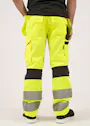 Projob 6570 Signalisatie Stretchbroek met Kniezakken en Spijkerzakken EN ISO 20471 Klasse 2 miniatuur