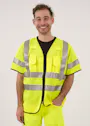 Projob 6707 Signalisatiehesje Mouwen EN ISO 20471 Klasse 3 Reflecterend miniatuur