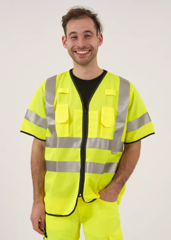 Projob 6707 Signalisatiehesje Mouwen EN ISO 20471 Klasse 3 Reflecterend