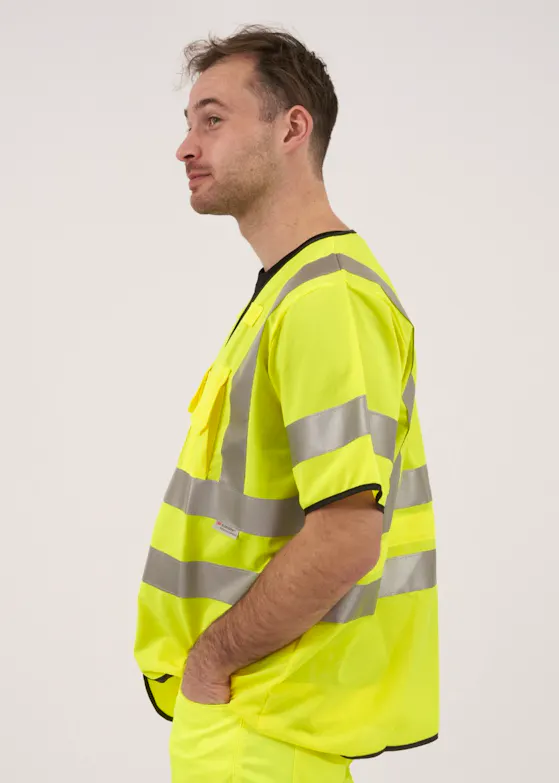 Projob 6707 Signalisatiehesje Mouwen EN ISO 20471 Klasse 3 Reflecterend