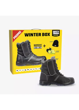 Safety Jogger Nordi S3 Werklaars Hoog Zwart Winter Promobox