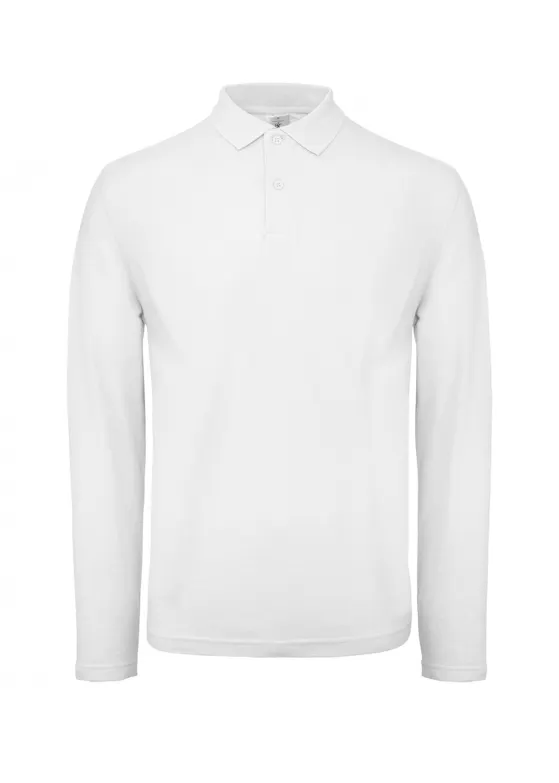 B&C ID.001 BCPUI12 Poloshirt Long Sleeve Piqué Regular Fit