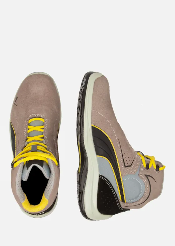 Puma Touring S3 Werkschoen Steen Mid