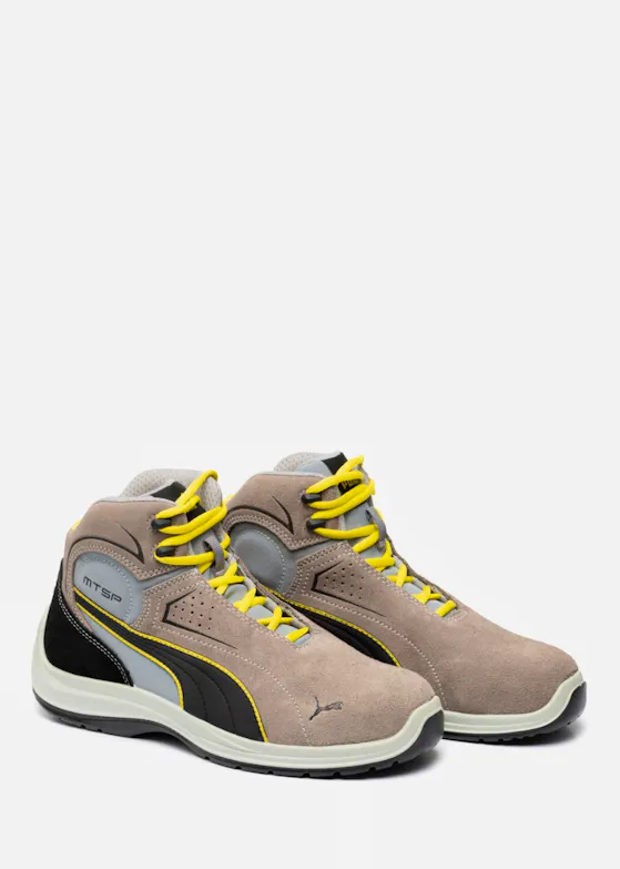 Puma Touring S3 Werkschoen Steen Mid