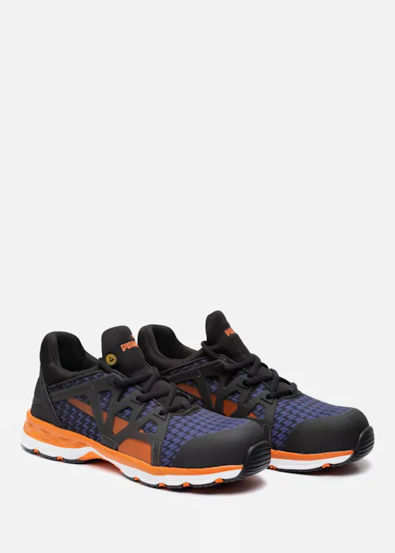 Puma Rush 2.0  S1P Werkschoen Zwart/Oranje