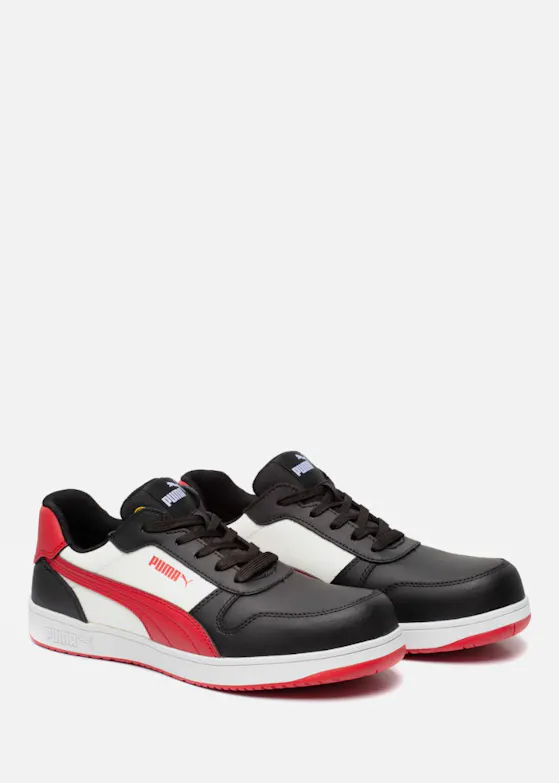 Puma Frontcourt BLK/WHT/RED Low S3L ESD FO HRO SR