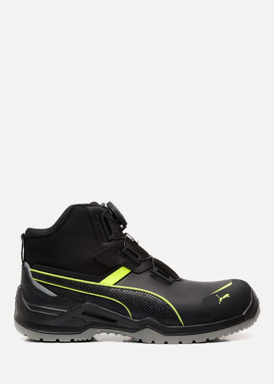 Puma Krypton Green Disc Mid S3S ESD Werkschoen
