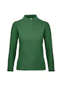 B&C ID.001 BCPWI13 Poloshirt Long Sleeve Piqué Regular Fit Dames miniatuur