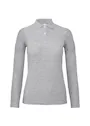 B&C ID.001 BCPWI13 Poloshirt Long Sleeve Piqué Regular Fit Dames miniatuur
