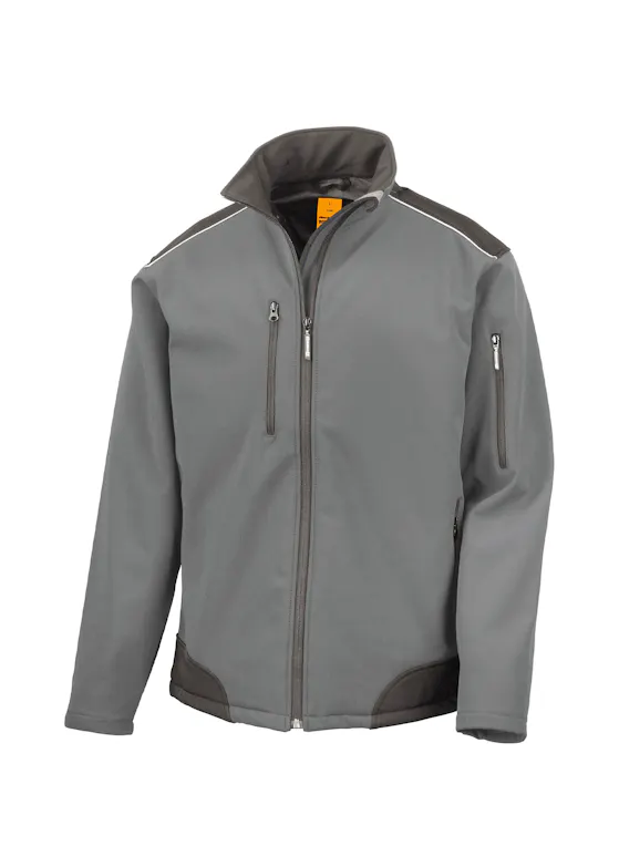 Result Ripstop Soft Shell Workwear Jacket With Cordura Panels
