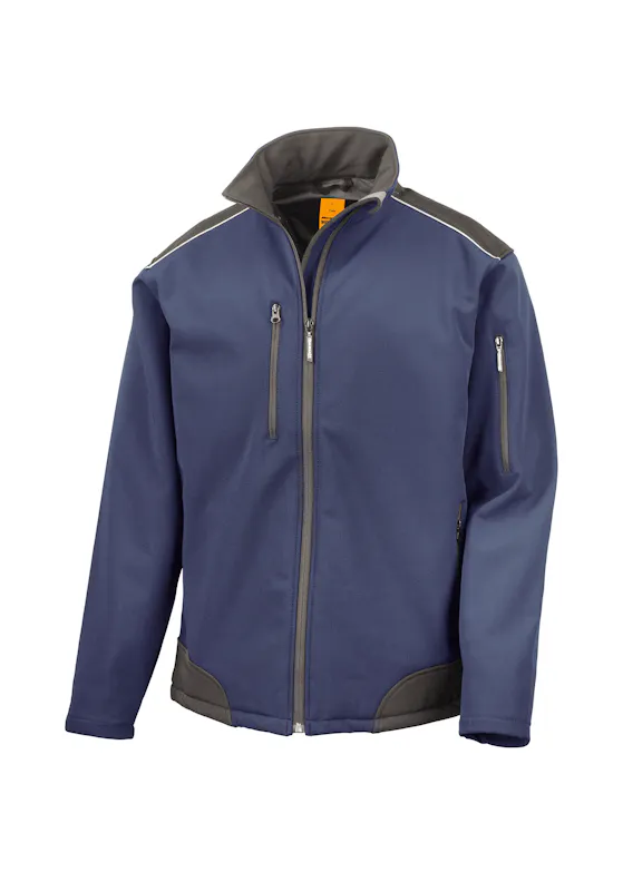 Result Ripstop Soft Shell Workwear Jacket With Cordura Panels