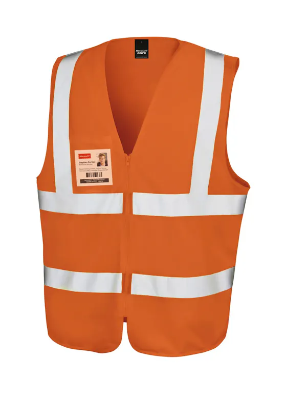 Result RT202 Zip I.D. Safety Tabard Reflecterend