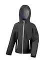 Result Junior TX Performance Hooded Soft Shell Jacket miniatuur